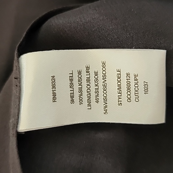 Halston Heritage Black Silk and Sequin Asymmetrical Gown size 4 - Picture 13 of 13